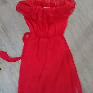 Red dress